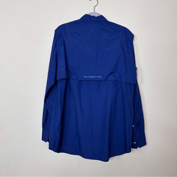 Southern Tide Mens Mahi Fishing Shirt in
Blue Depths Size M - Picture 8 of 12